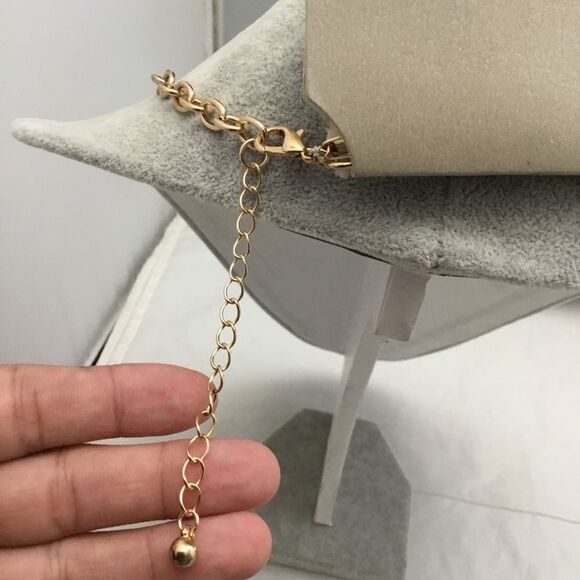 Natasha Clara Beaded Gold Flake Necklace (G2) - Picture 4 of 4